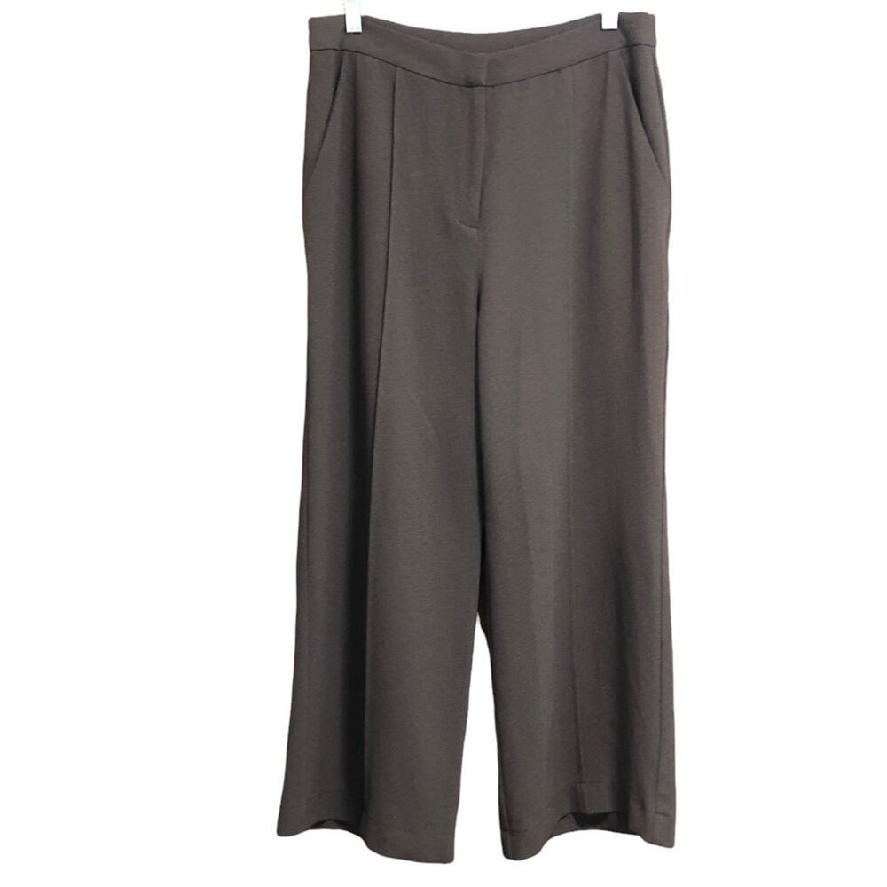 Free Press High Waist Wide Leg Cropped Pants Size Medium